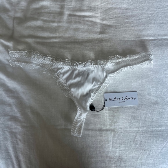 For Love and Lemons - Lia Rib Thong - Picture 2 of 4